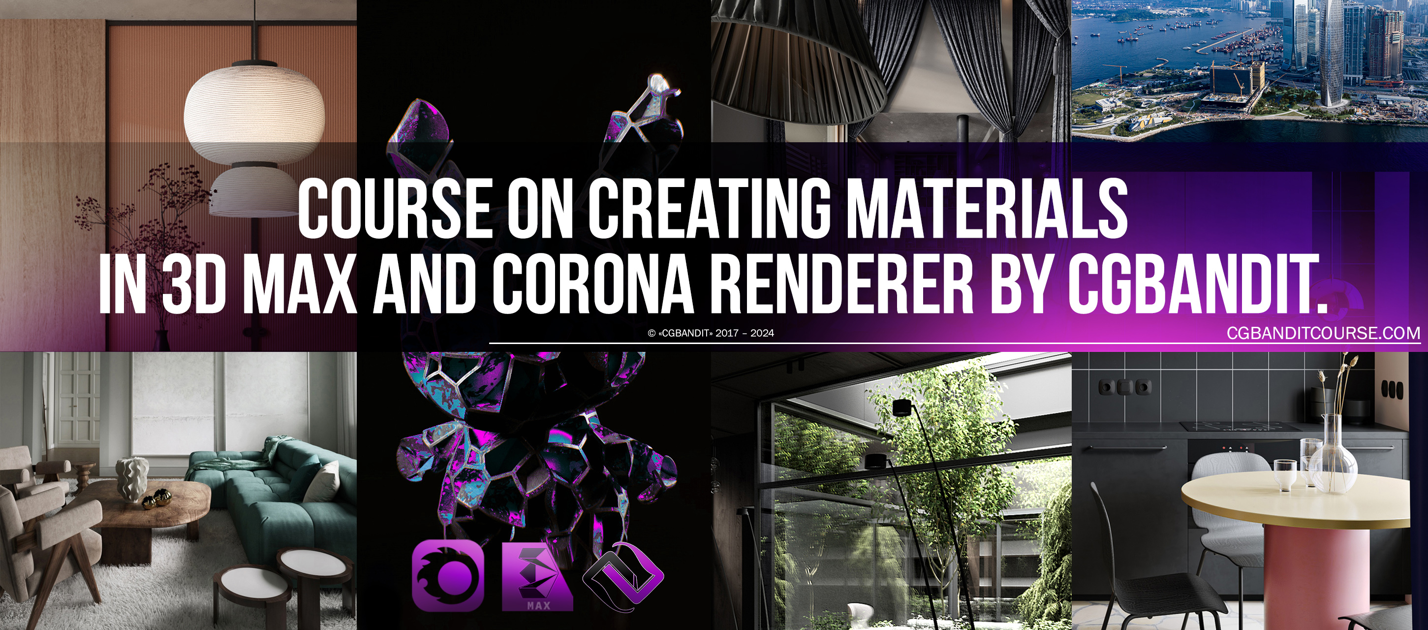 Creating materials in 3D Max and Corona renderer